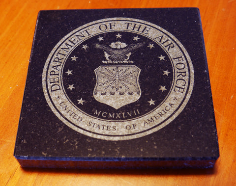 Granite Air Force Seal Coaster