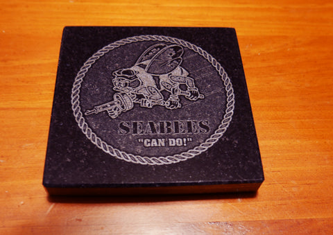 Granite Seabees Division Coaster
